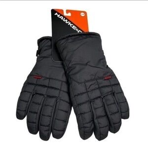 Hawke & Co Black Mid Weight Gloves NWT Size Small/medium
